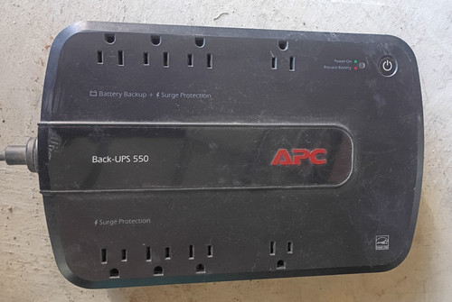 Apc back ups - model, be550g